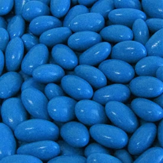 Dark Blue Jordan Almonds by Its Delish, 5 LBS Bulk | Sugared Almond Nut with Sweet Hard Candy Coating - Bulk Wedding Favors, Bridal and Baby Showers, Navy Party Buffets - USA Made, Vegan & Kosher 3114529
