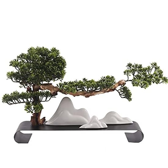 Chinese Simulation Welcome Pine Bonsai Solid Wood Large
