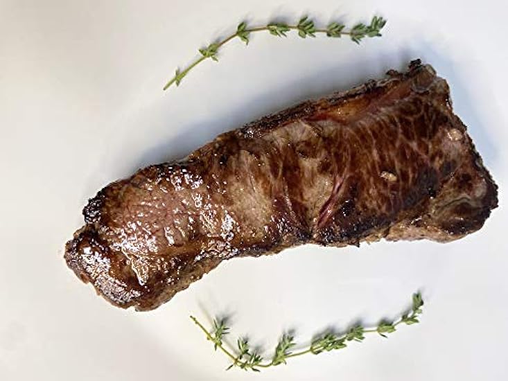 Bulk Bison NY Strip Steak – Case of 12 [10 oz.] Bison Steaks – Nebraska Bison 717977883