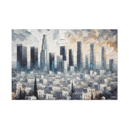 LA Lively Colorscape - Canvas 48″ x 32″ / 1.25