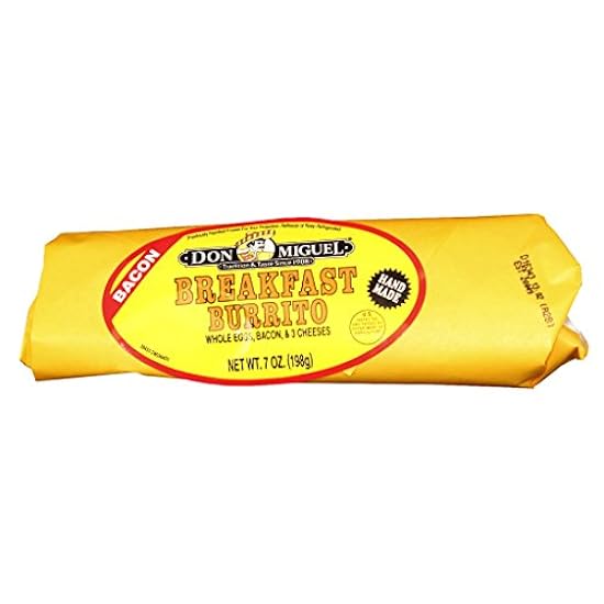 Don Miguel, Individually Wrapped Bacon/Cheese/Egg Burrito 7 oz., (12 count) 989445791