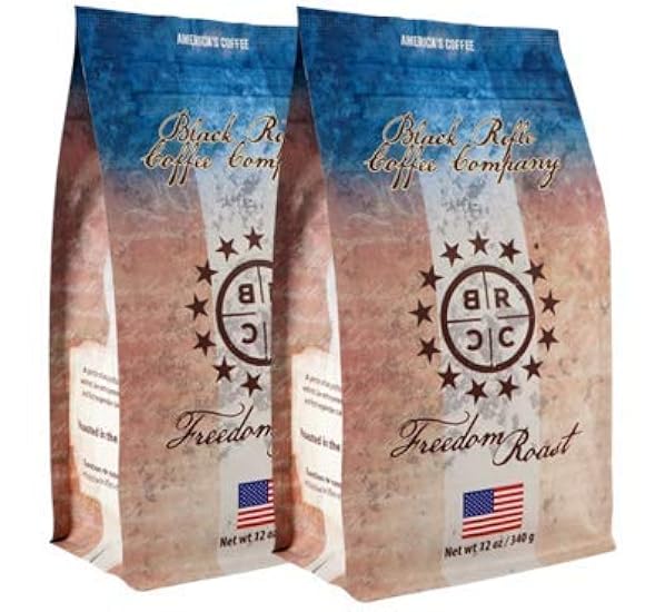 Ground Coffee 2 - 12oz Bags (Freedom Blend Whole Bean) 