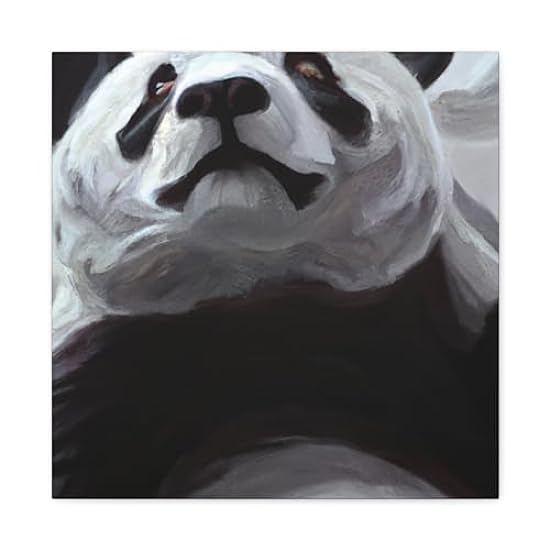 Pandas and Ruins Abound - Canvas 20″ x 20″ / Premium Gallery Wraps (1.25″) 970032463