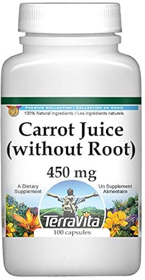 Carrot Juice (Without Root) - 450 mg (100 Capsules, ZIN: 519646) - 2 Pack 311807546