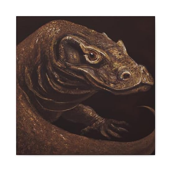 Komodo Dragon Realism - Canvas 20″ x 20″ / Premium Gallery Wraps (1.25″) 884013022