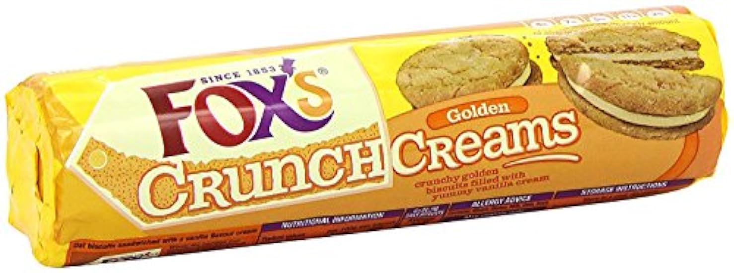 Fox´s Creams Golden Crunch Biscuits 168 g (Pack of