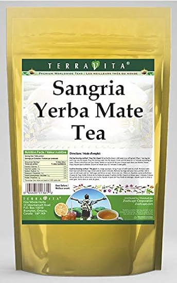 Sangria Yerba Mate Tea (25 tea bags, ZIN: 557414) - 2 P