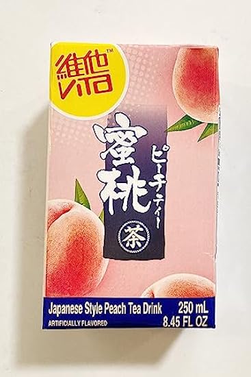 Vita Japanese Style Peach Tea Drink 8.45 Fl Oz (18 Pack