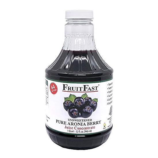 Aronia Berry Juice Concentrate (32 Fl Oz.) by FruitFast