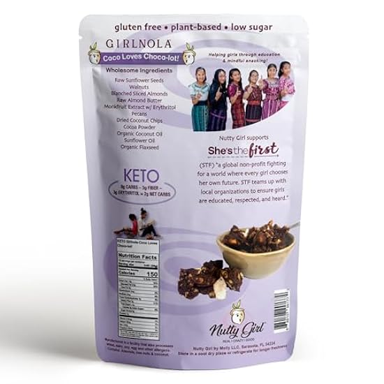 Low Sugar Low Carb Granola Cereal | Coco Loves Choco-Lot | 6 Pack | Nutty Girl Keto Girlnola® 83428521