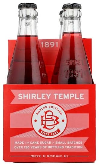 Boylan Soda Shirley Temple 4Pk - 48 FO (Pack of 6) 6315
