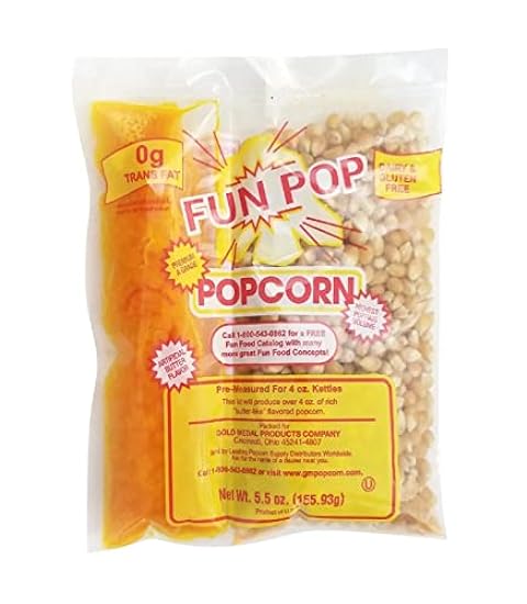 4oz Popcorn Portion Packs - Case of 36ct 883600022