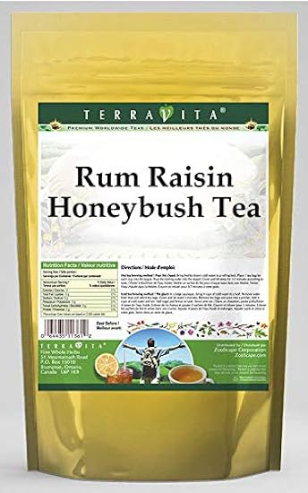 Rum Raisin Honeybush Tea (25 tea bags, ZIN: 532274) - 2