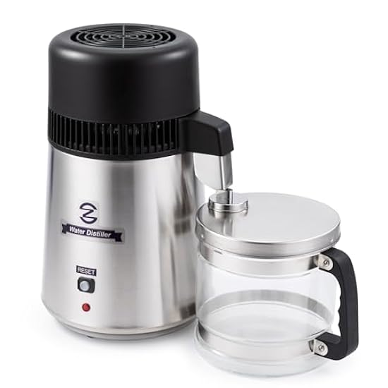 CO-Z Water Distiller 4L Distilled Water Maker with Glas