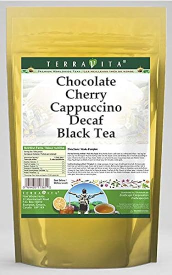 Chocolate Cherry Cappuccino Decaf Black Tea (25 tea bag