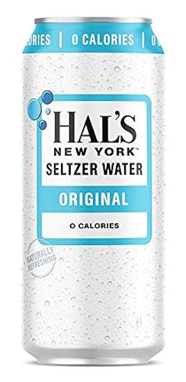 Hal´s NY Seltzer Water 16 Oz Cans (Original, Pack 