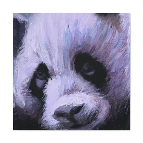 Giant Panda Realism - Canvas 30″ x 30″ / Premium Galler