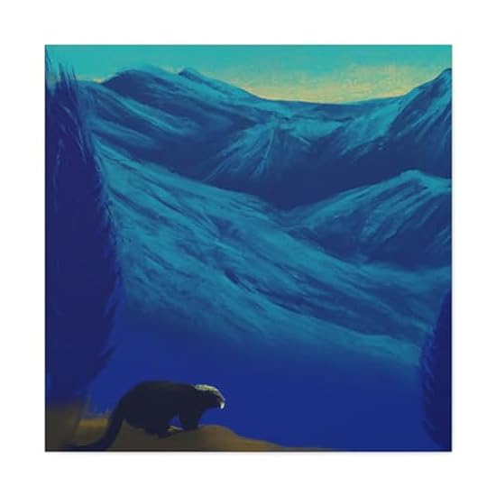Skunk in Nature Scene - Canvas 30″ x 30″ / 1.25