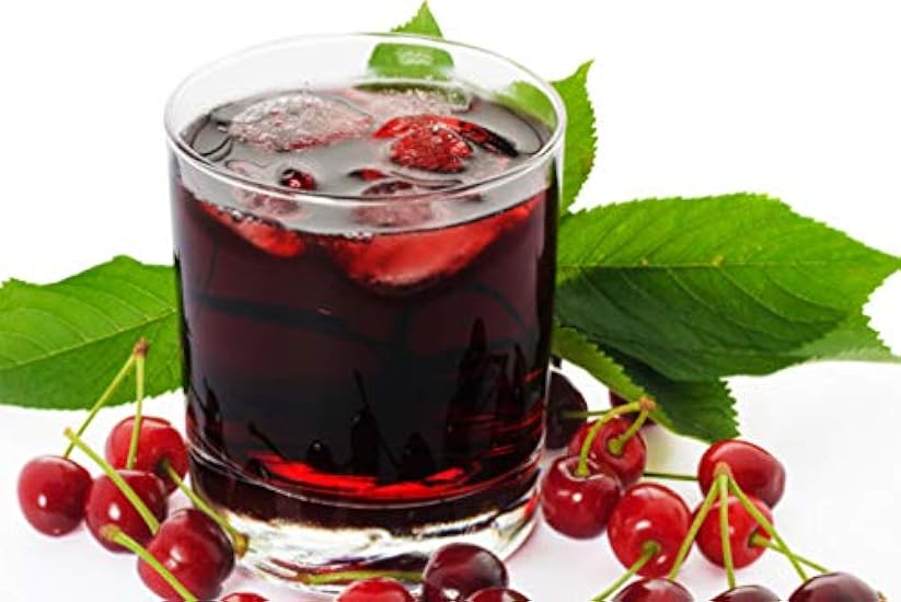 Sour Cherry Juice 33.8 fl.Oz 1 Ltr. - Pack of 2 Glass Bottles - High in Antioxidants ! - عصير الكرز الحامض من طازة 1 ليتر 603585516