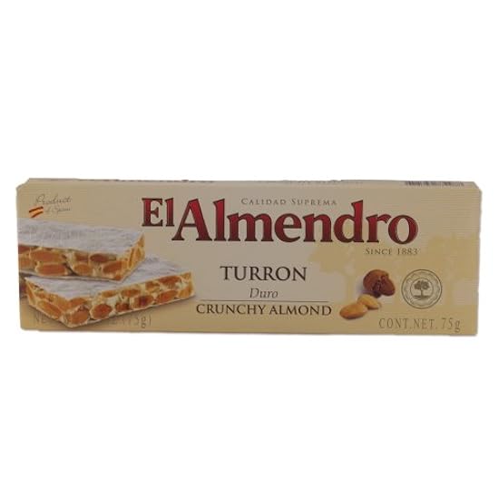 3 Pack El Almendro Turrón Crunchy Almond Duro 235551443