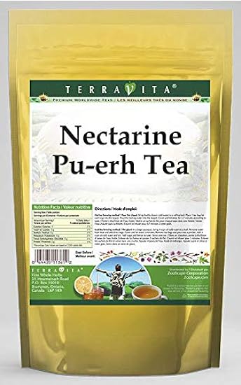 Nectarine Pu-erh Tea (50 tea bags, ZIN: 537673) - 2 Pac