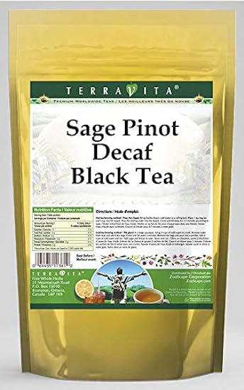 Sage Pinot Decaf Black Tea (50 tea bags, ZIN: 543697) 8