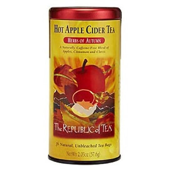 The Republic Of Tea, Hot Apple Cider Tea, 36-Count 8855