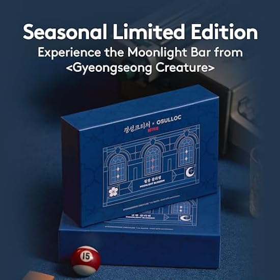 OSULLOC Moonlight Blossom X Netflix Original Series ´Gyeongseong Creature´ Seasonal Limited Edition, Curated Tea Sampler, Gift sets, (12 count, 2 flavors x 6 ea) 47729763