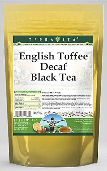 English Toffee Decaf Black Tea (50 tea bags, ZIN: 53552