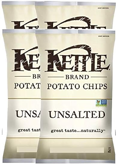 NEW Kettle Brand Potato Chips Unsalted & Himalayan Salt