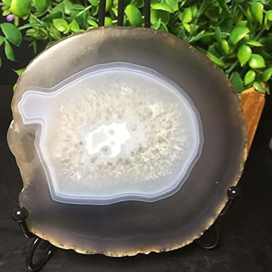 304g Bonsai Suiseki-Natural Cut Agate into Flakes Stone