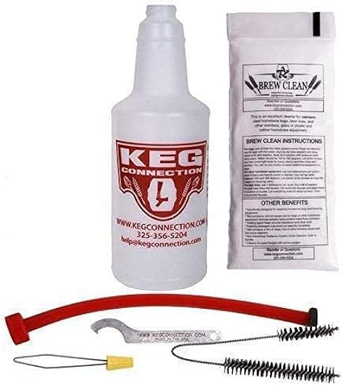 Kegconnection Kegerator Beer Line Cleaning Kit - Easy a