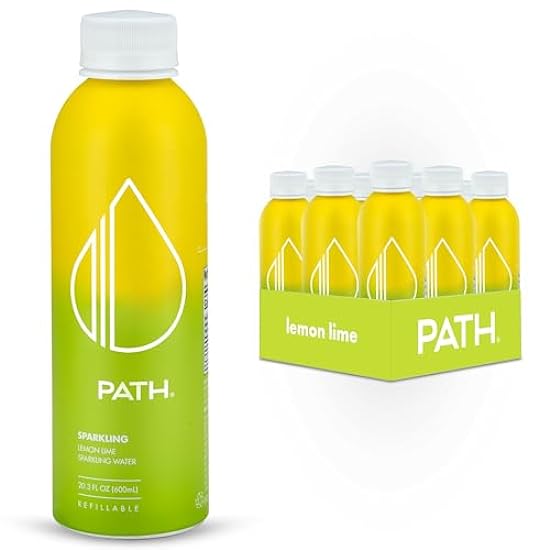 PATH Lemon Lime Flavored Sparkling Water - Ultra-Purifi