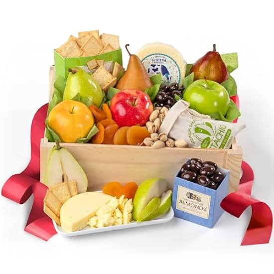 Simply Perfect Fresh & Snacks Gift Crate by Fruitfully 
