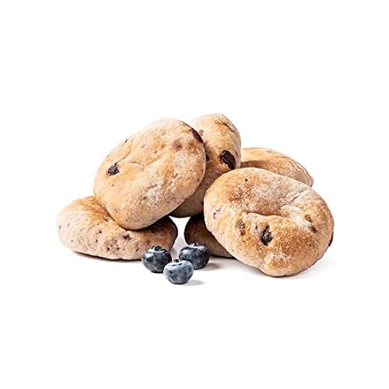 Ozery Bakery Blueberry Muffin Snacking Rounds, 12 Buns, 10.6 Ounce (Pack of 6) 804748160