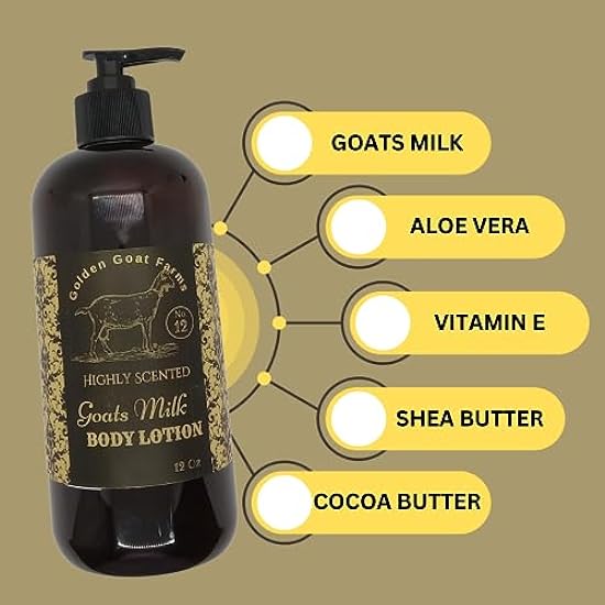 Golden Goat Farms Orchid Bouquet Scented Body Lotion with Natural Goat Milk, 32 Oz 25860319