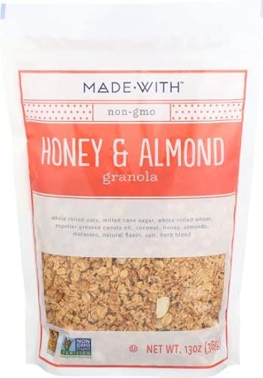 MadeWith 13 oz Honey Almond Granola, Pack of 6 32734490