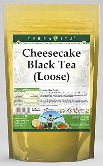 Cheesecake Black Tea (Loose) (8 oz, ZIN: 539243) - 2 Pa