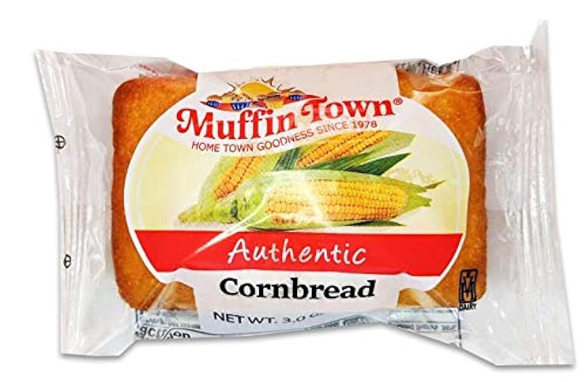 Muffin Town Cornbread Snack Loaves 36 Loaves Per Case - 3 Oz Per Serving 892412388
