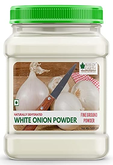 Bliss Of Earth 500Gm Natural White Onion Powder, Dehydr
