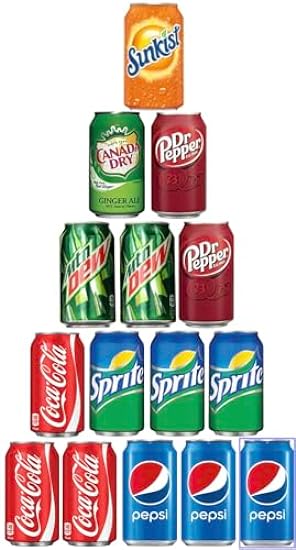 Premium Lux Beverage Care Package - (Pack of 15) Soda V