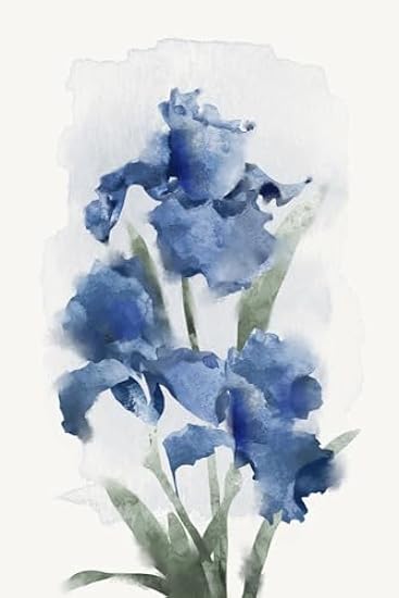 Blue Orchid Bunch Poster Print - Q Jacob (18 x 24) 844450864