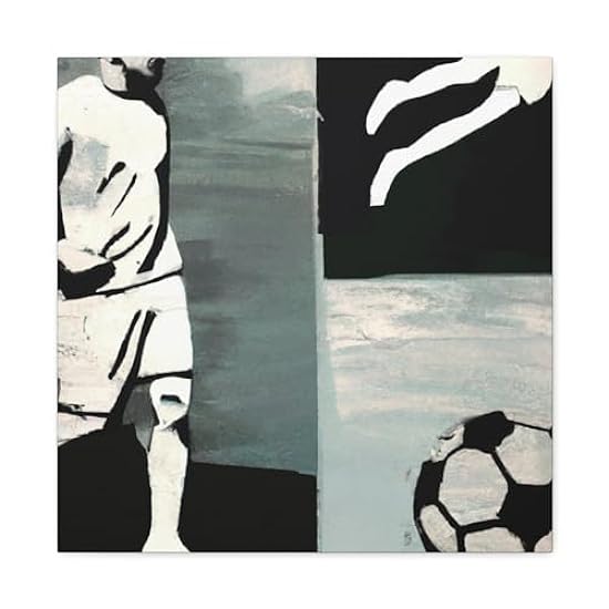 Soccer Kickin´ Pop Art - Canvas 20″ x 20″ / Premiu