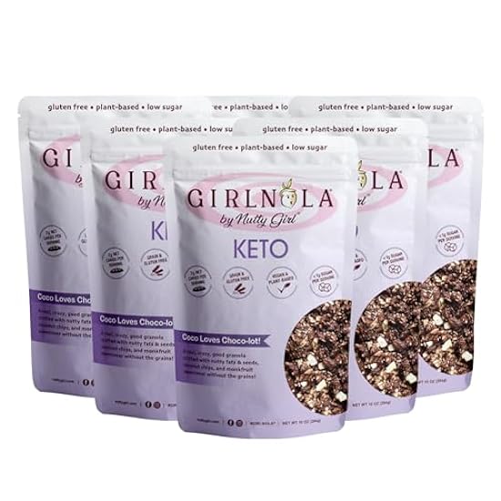 Low Sugar Low Carb Granola Cereal | Coco Loves Choco-Lot | 6 Pack | Nutty Girl Keto Girlnola® 83428521
