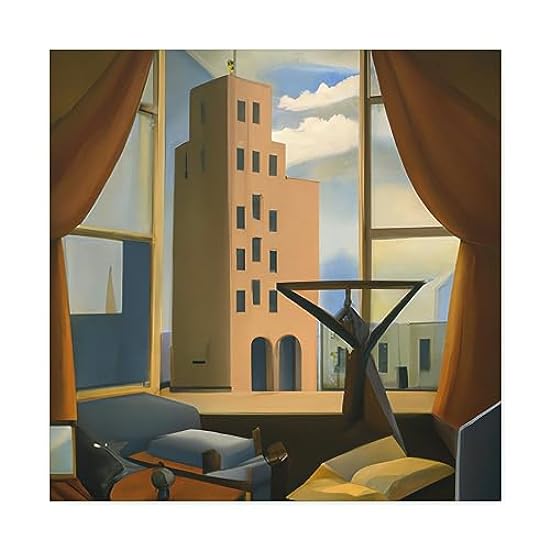Modern Art Deco Dream - Canvas 30″ x 30″ / Premium Gall