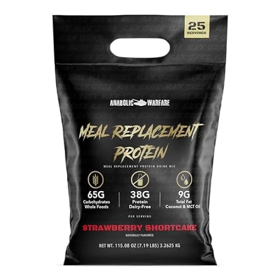 Meal Replacement Protein Whole Food Meal Replacement Protein Shake, Strawberry Shortcake, 25 Servings 454154405