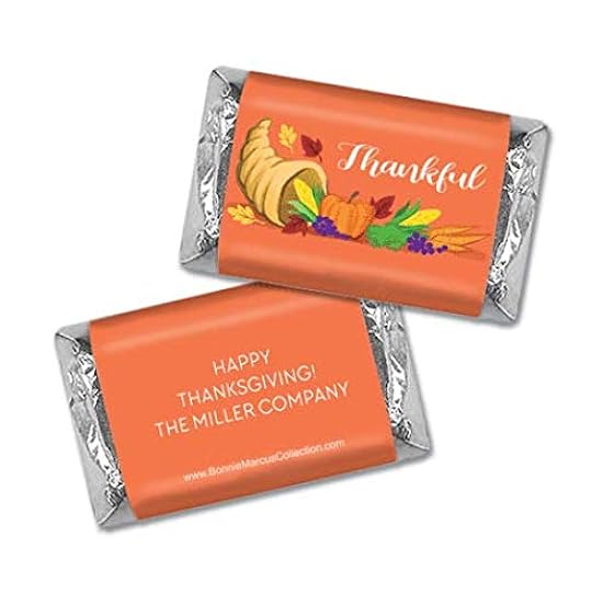 Thanksgiving Candy Personalized Hershey´s Miniatur