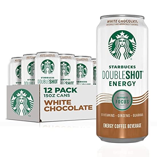 Starbucks, Doubleshot Energy Drink, White Chocolate, 15