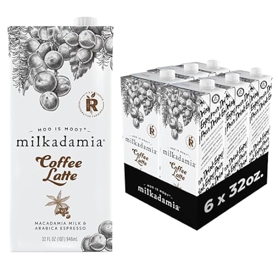 milkadamia Coffee Latte, Plant Based Arabica Espresso &