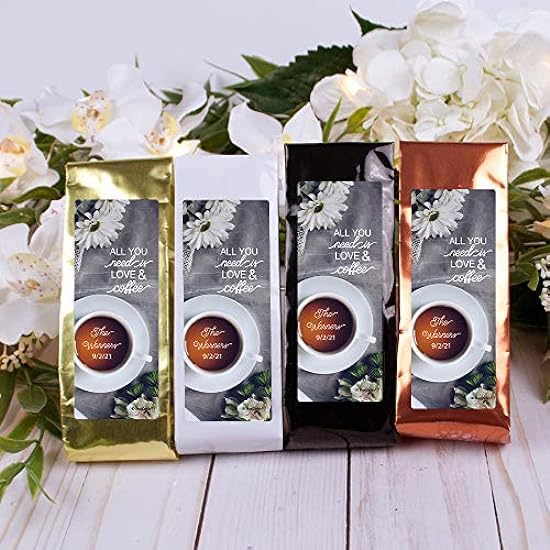 Personalized Wedding Favors Columbian Coffee (36 Pack) 